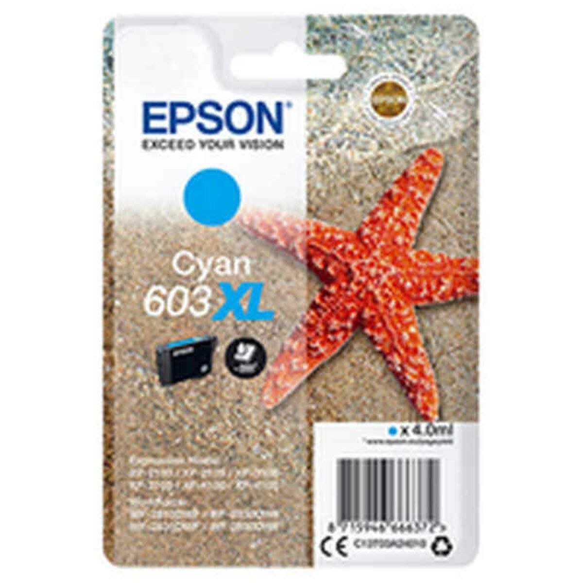 Cartucho de Tinta Original Epson Singlepack Cyan 603XL Ink Cian
