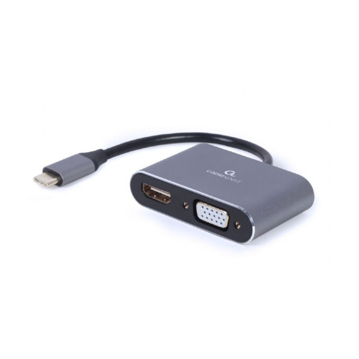 Adaptador USB a VGA/HDMI GEMBIRD A-USB3C-HDMIVGA-01