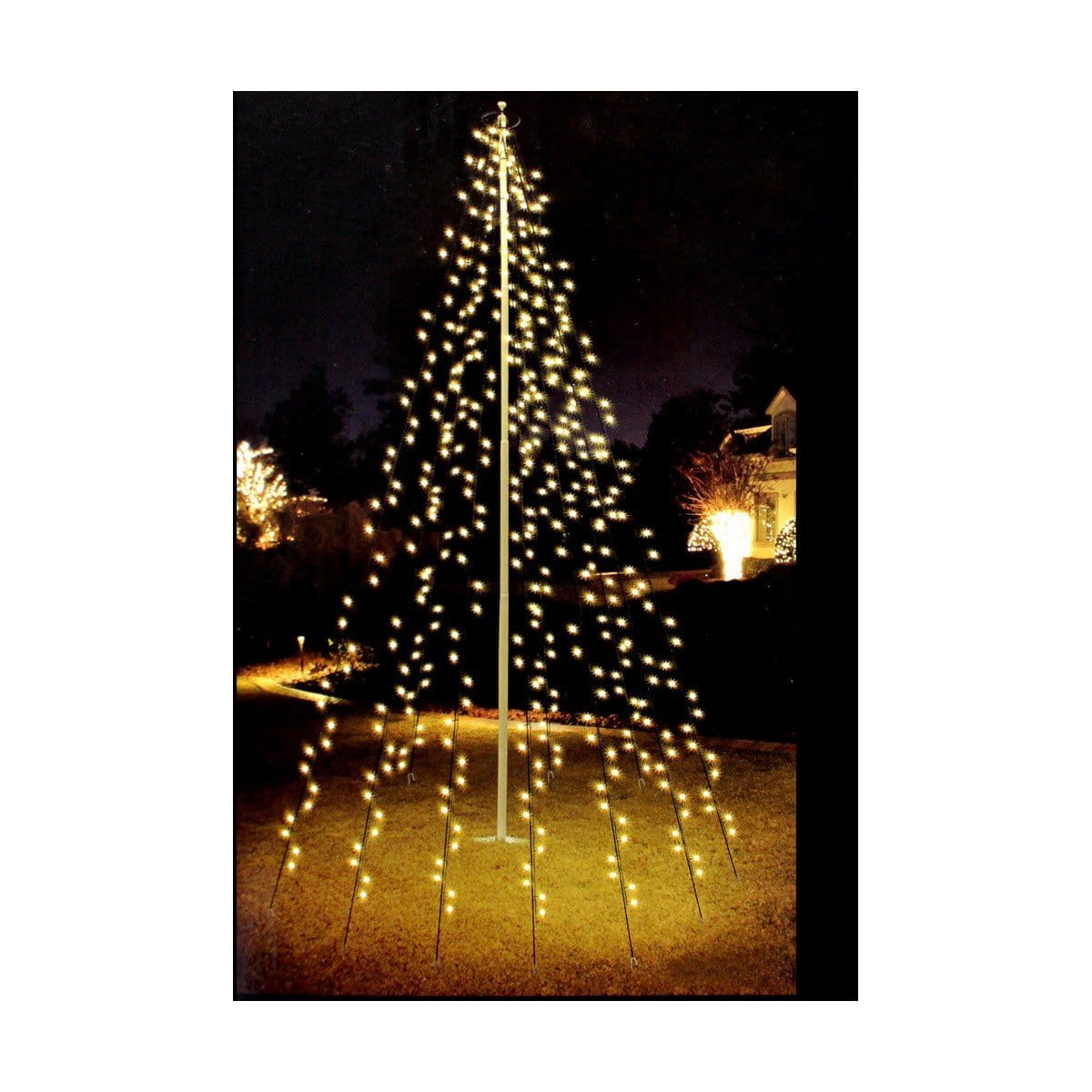 Cortina de Luces LED Blanco (8 m)