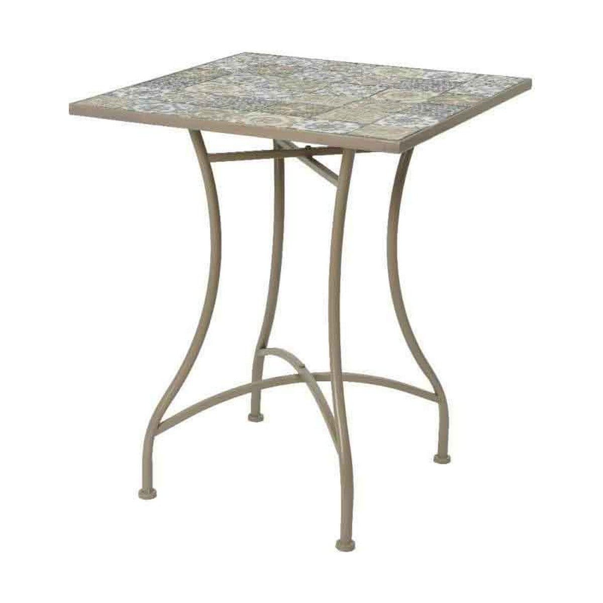 Mesa auxiliar Bistro Marrón (58 x 58 x 72 cm)