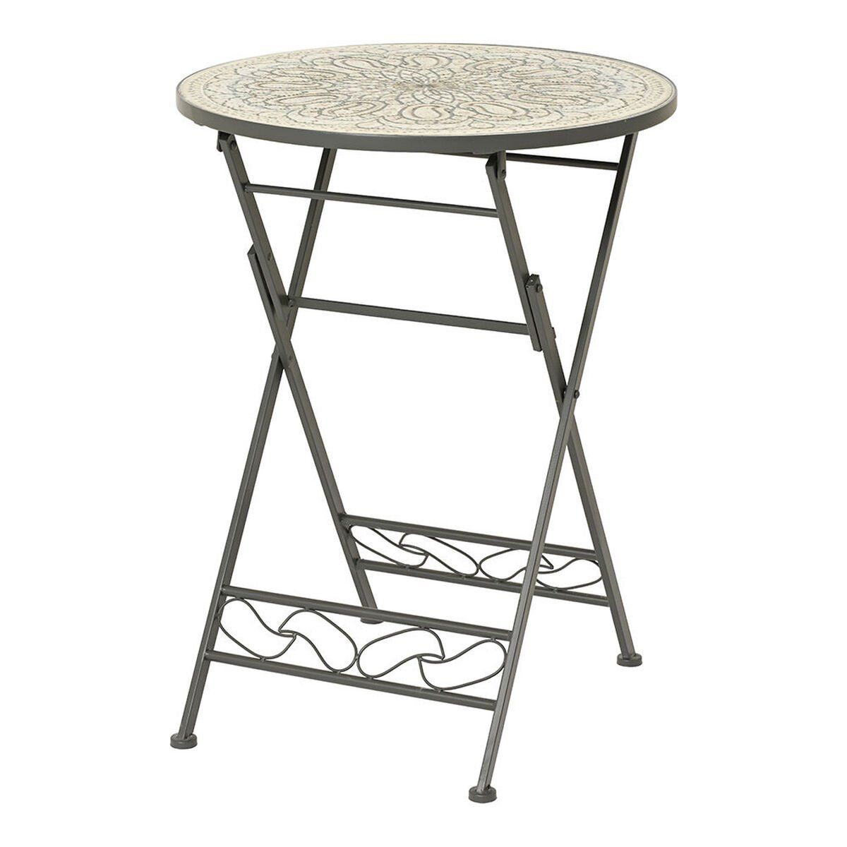 Mesa Bistro 899263 Negro Hierro Ø 60 x 76 cm