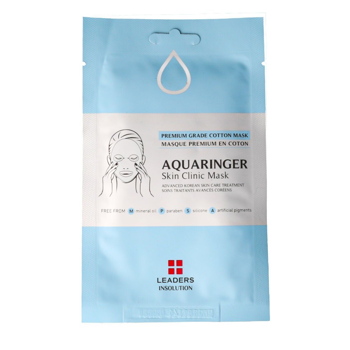 Mascarilla Facial Hidratante Leaders Insolution Premium Grade Cotton Mask 25 ml