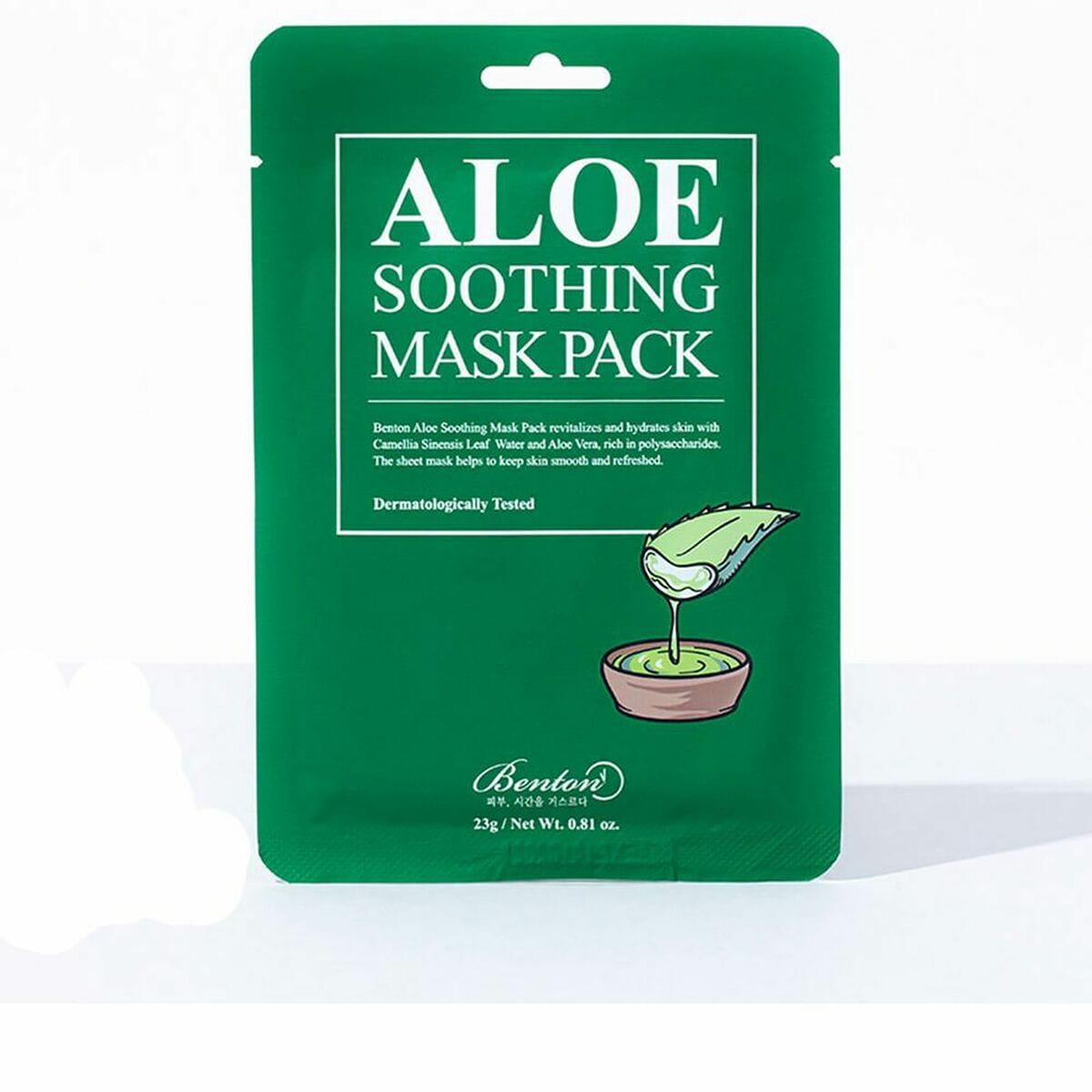Mascarilla Facial Hidratante Benton Aloe Soothing 23 g Aloe Vera