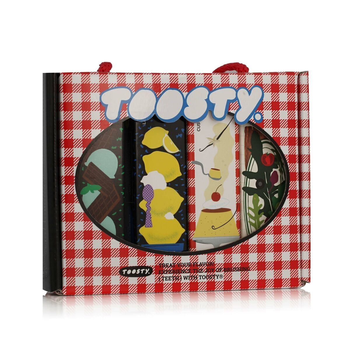 Set de Pasta de Dientes Toosty Toothpaste 25 g x 4 (4 Piezas)