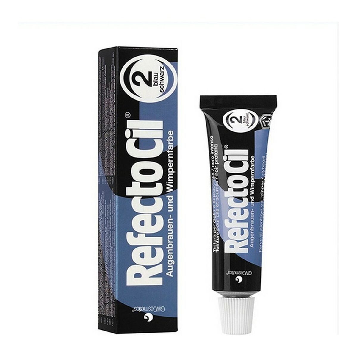 Tinte para pestañas Fama Fabré Eyelash And Eyebrow Tint Nº 2-Blue Black 15 ml