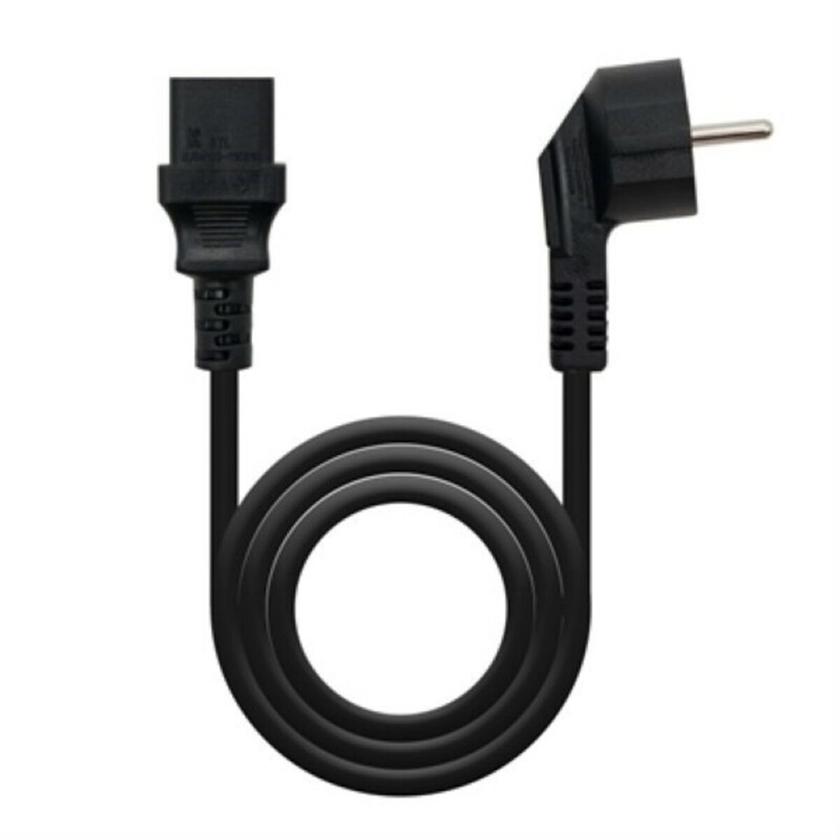 Cable de Alimentación NANOCABLE 10.22.01 CEE7 C13 Negro