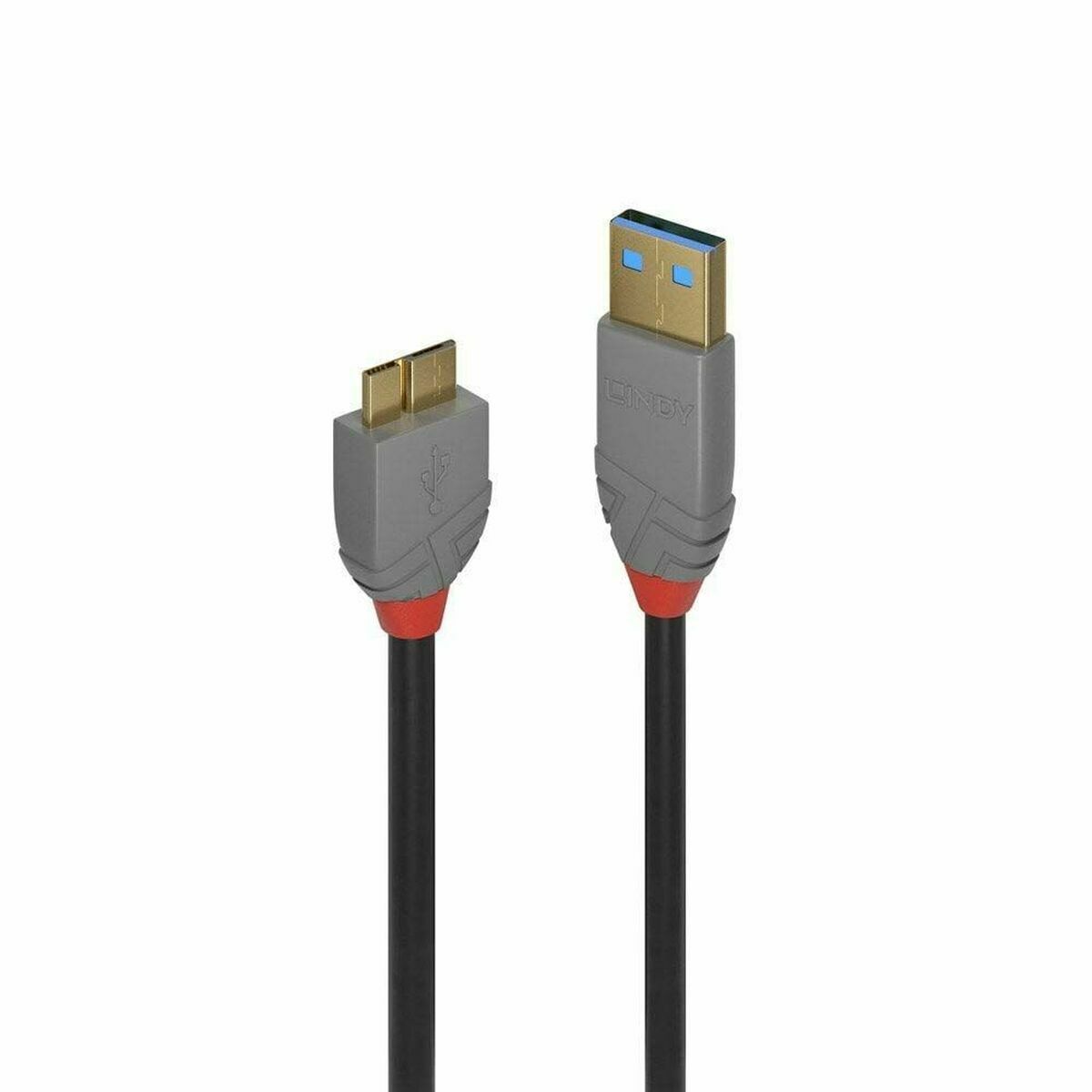 Cable USB a micro USB LINDY Negro 1 m