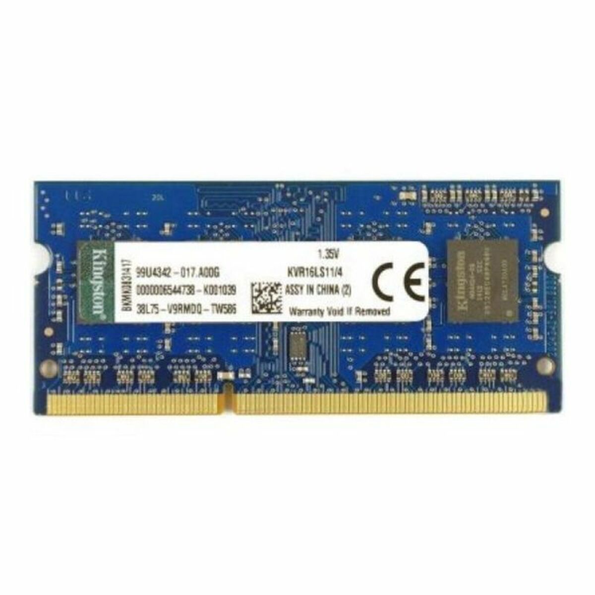 Memoria RAM Kingston 4GB DDR3L 1600MHz 4 GB DDR3L CL11 1600 mHz