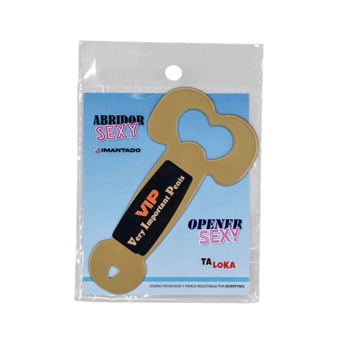 Abridor de Botellas Divertysex Dorado Pene