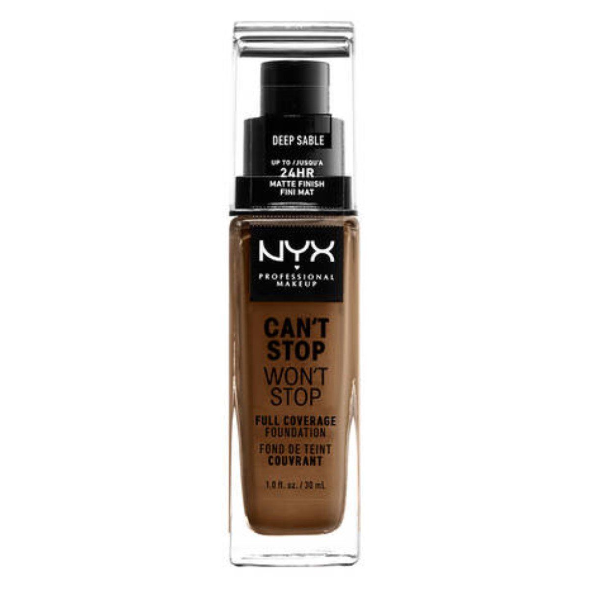 Base de Maquillaje Cremosa NYX T Stop T Stop Deep Sable 30 ml