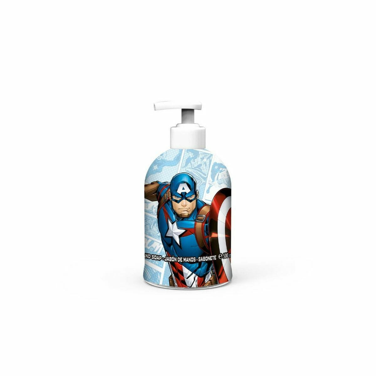 Jabón de Manos con Dosificador Capitán América AVENGERS 500 ml Captain America