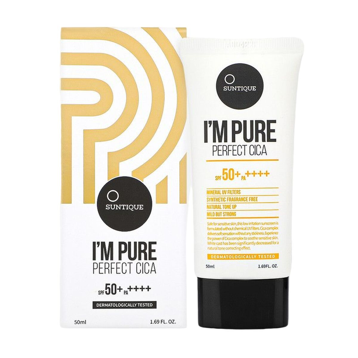 Protector Solar Facial Suntique M Pure Spf 50+ 50 ml
