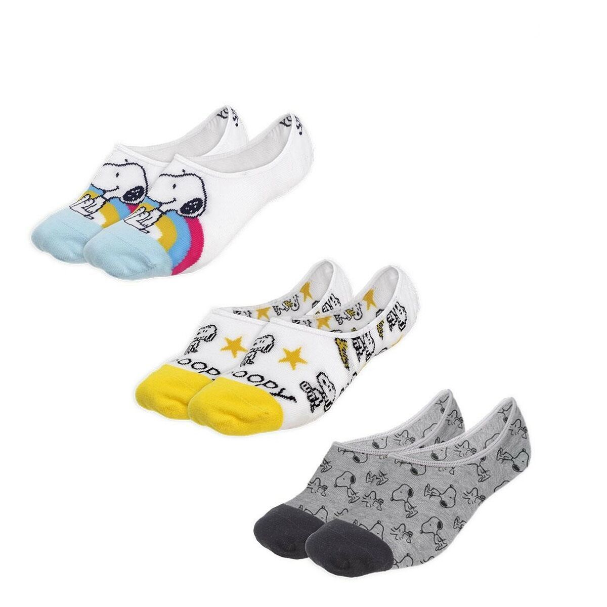 Calcetines Snoopy 3 Piezas (36-38)