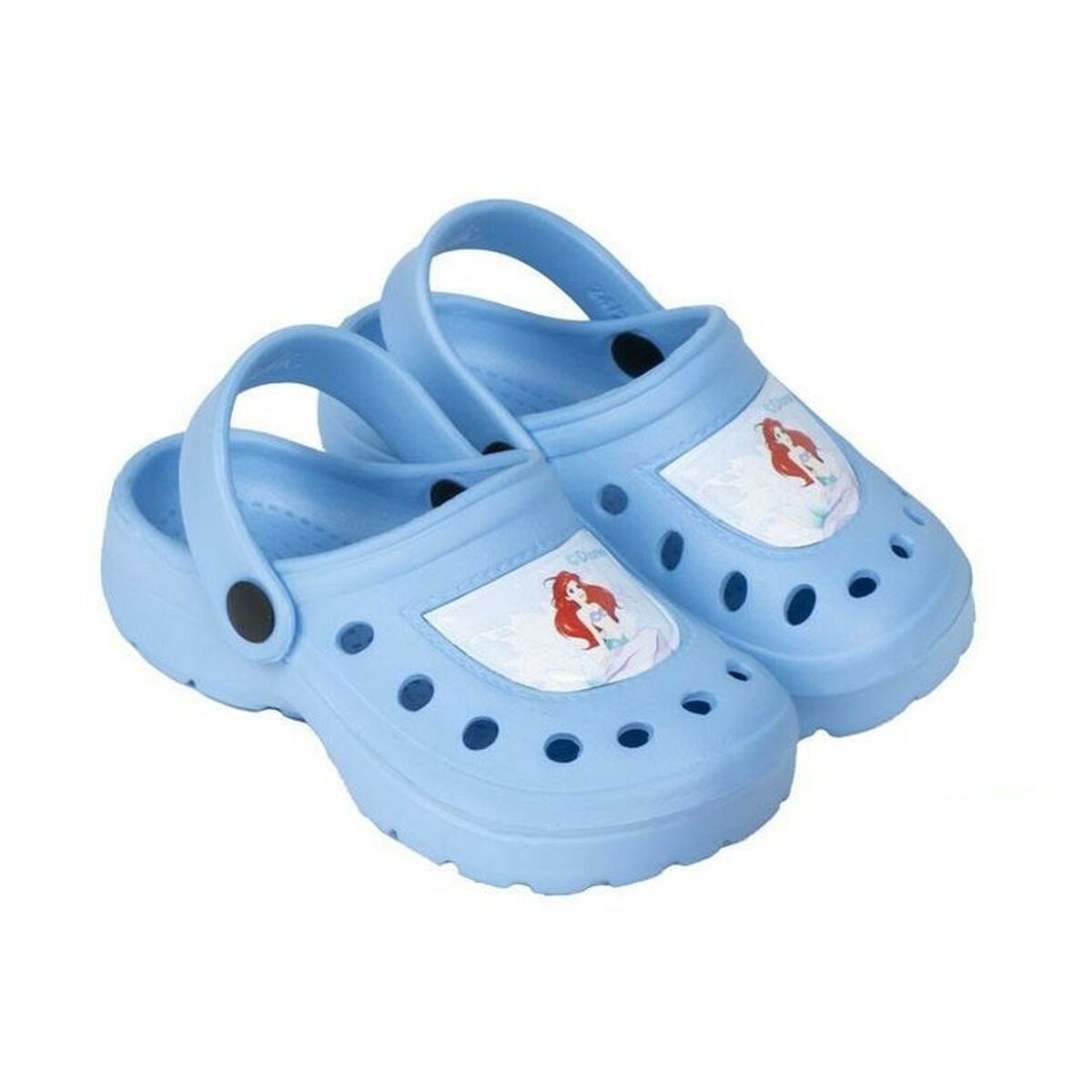 Zuecos de Playa Disney Princess Azul claro