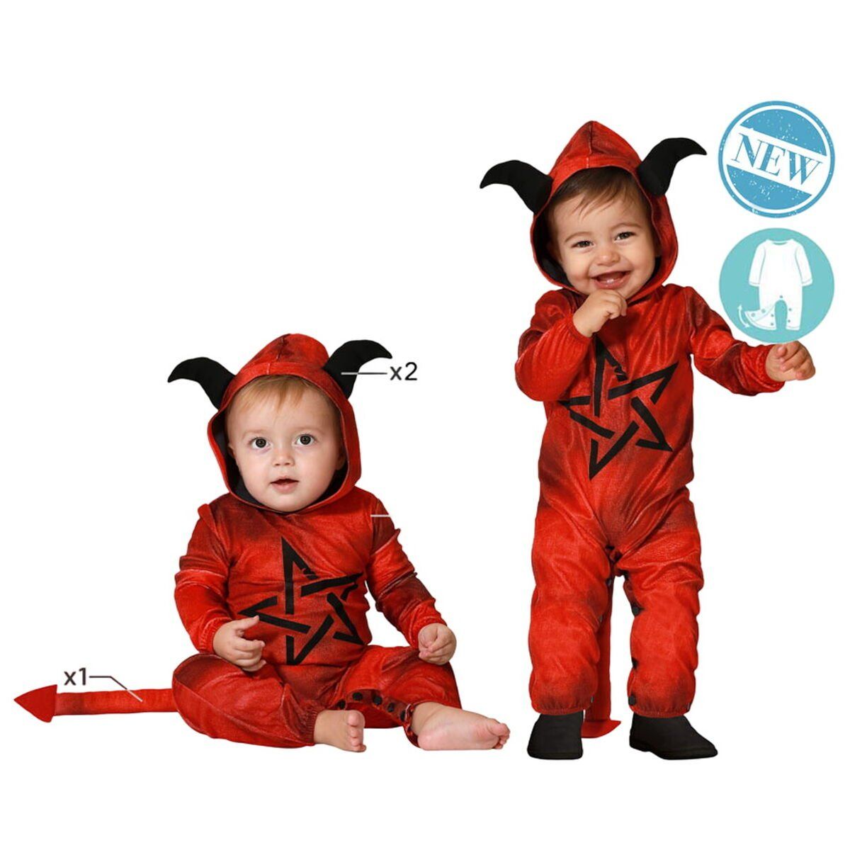 Disfraz para Bebés Demonio + 24 Meses