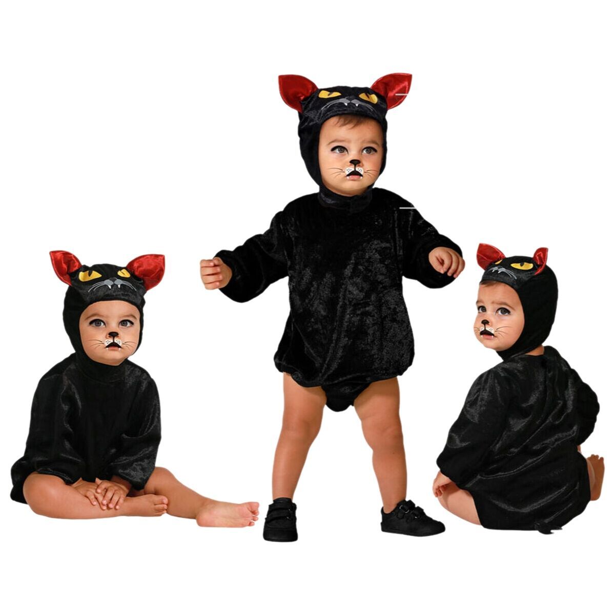 Disfraz para Bebés Negro Gato