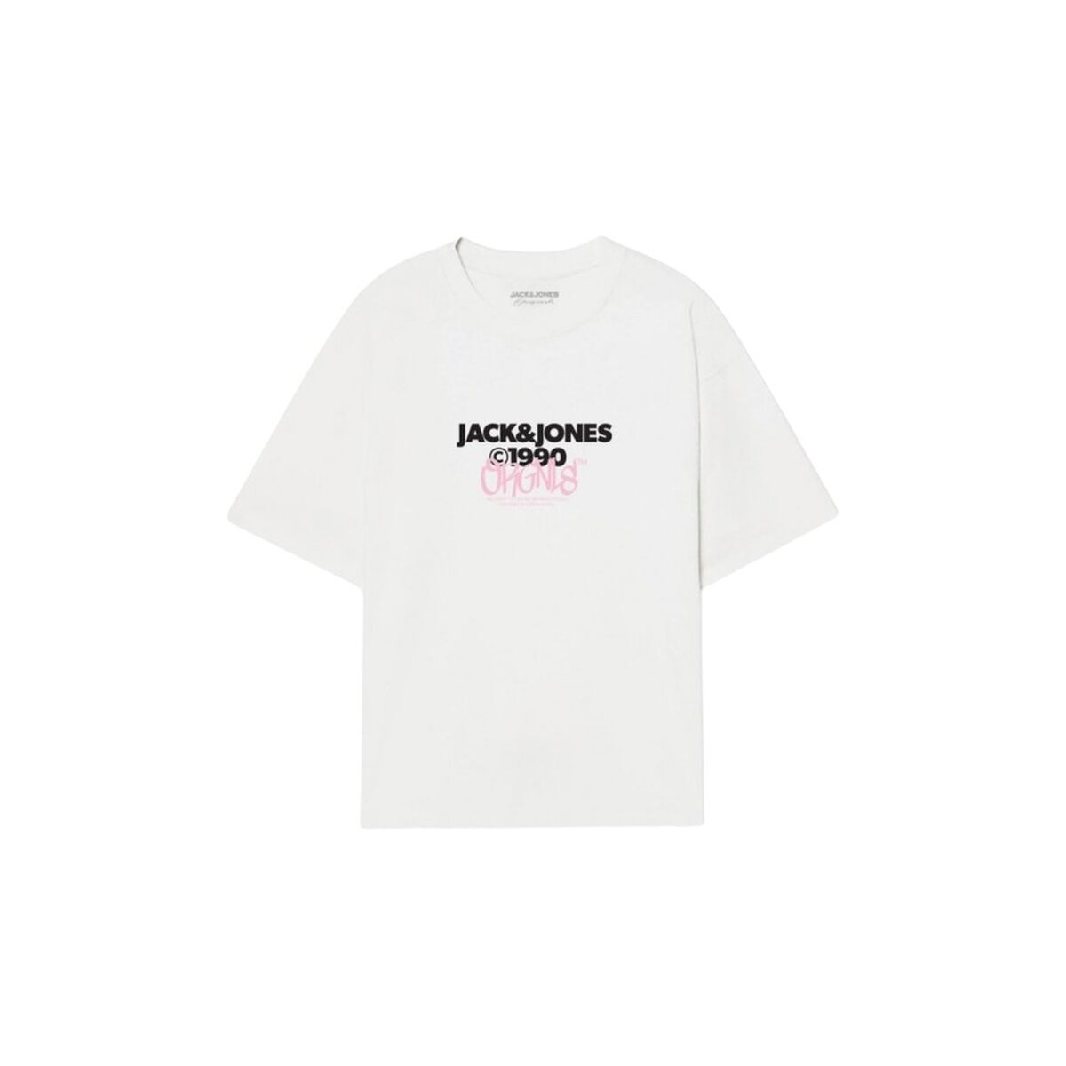 Camiseta de Manga Corta Hombre Jack & Jones JORBUSHWICK TEE SS CREW NECK FST 12263939 Blanco