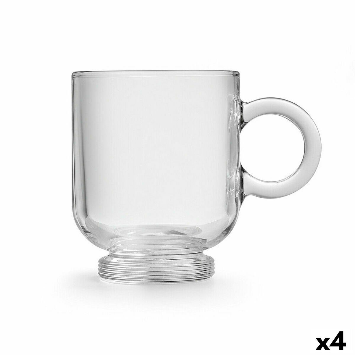 Juego de Tazas de Café Royal Leerdam Sentido 220 ml 6 Piezas