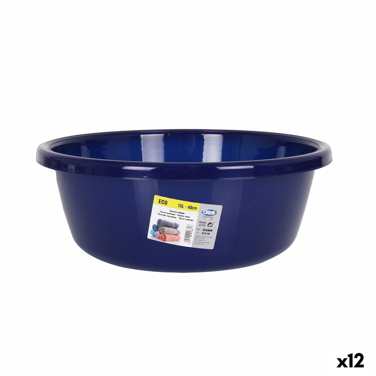 Barreño Dem Eco 41 x 16 cm Redondo Azul