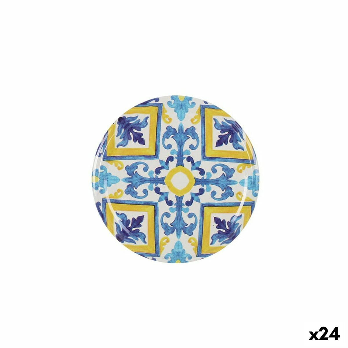 Set de tapas Sarkap Mosaico 6 Piezas 7 x 0,8 cm (24 Unidades)