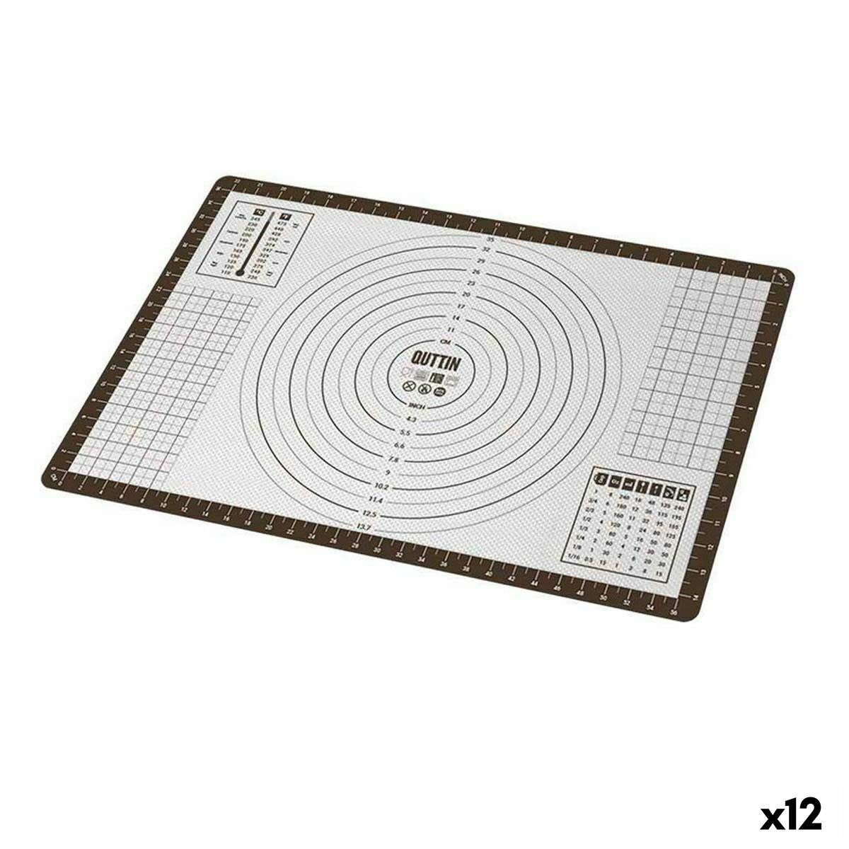 Tapete para hornear Quttin Silicona 40 x 60 cm (12 Unidades)