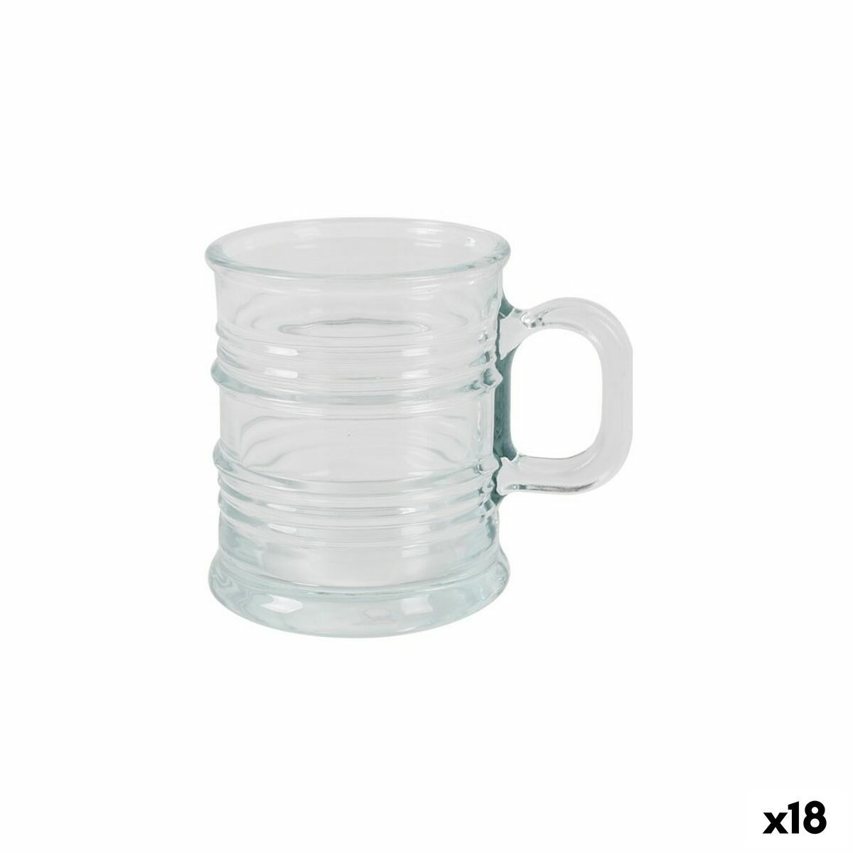 Juego de Tazas La Mediterránea Parker 260 ml 18 Unidades (2 Piezas)