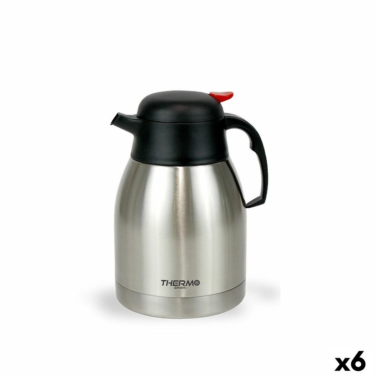 Jarra Termo ThermoSport Acero Inoxidable 1,5 L Pulsador (6 Unidades)