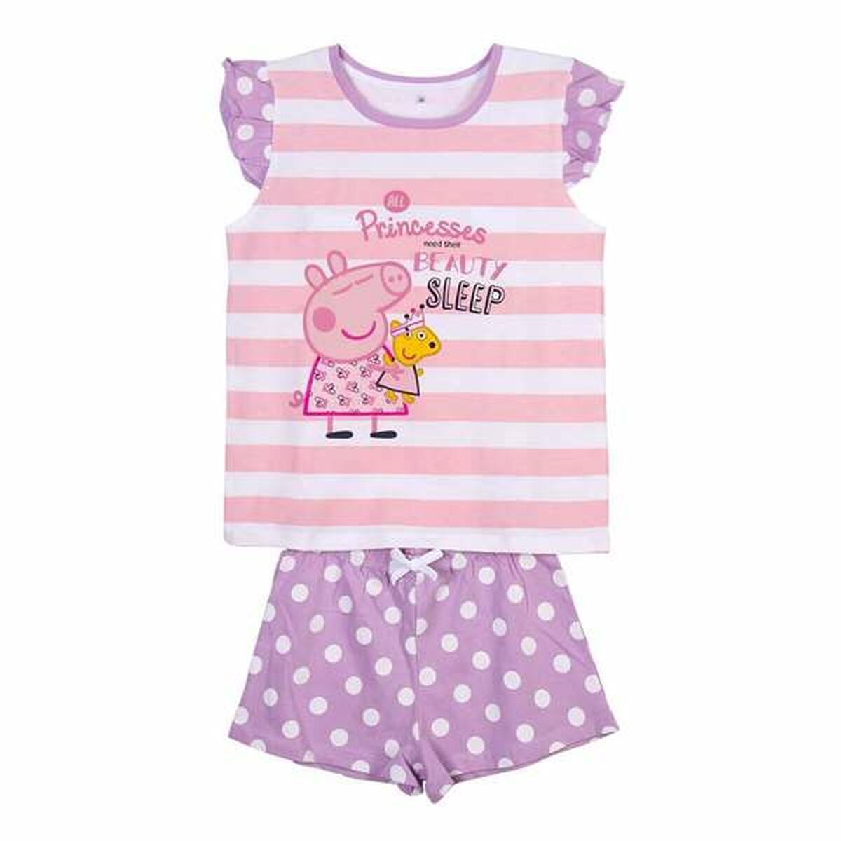 Pijama Infantil Peppa Pig Rosa