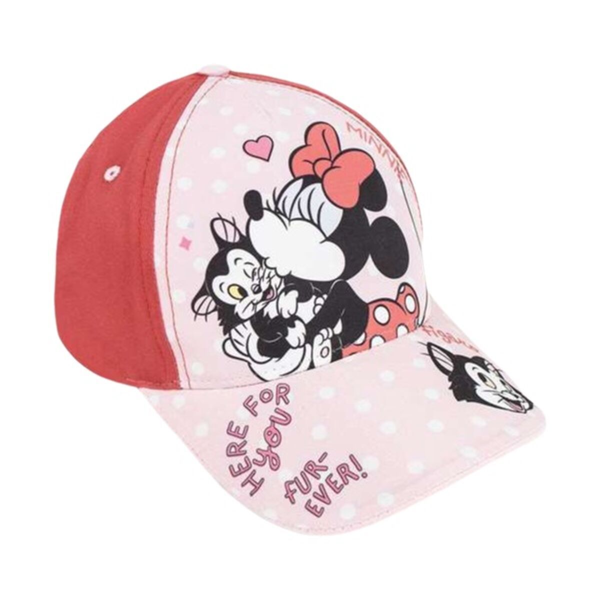 Gorra Infantil Minnie Mouse Rojo