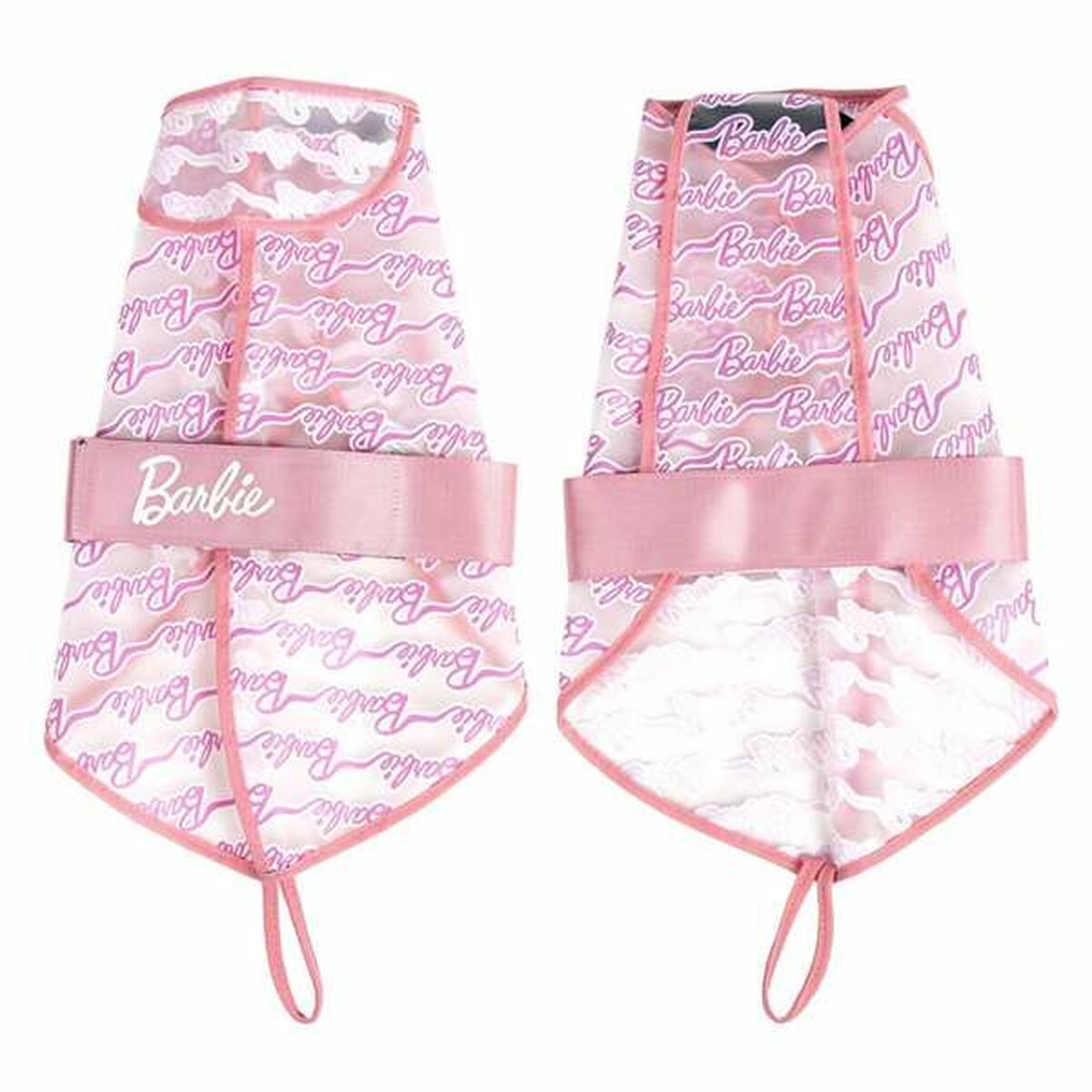 Chubasquero para Perro Barbie Rosa XS