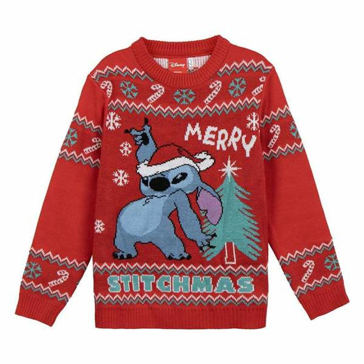 Jersey Unisex Stitch Rojo