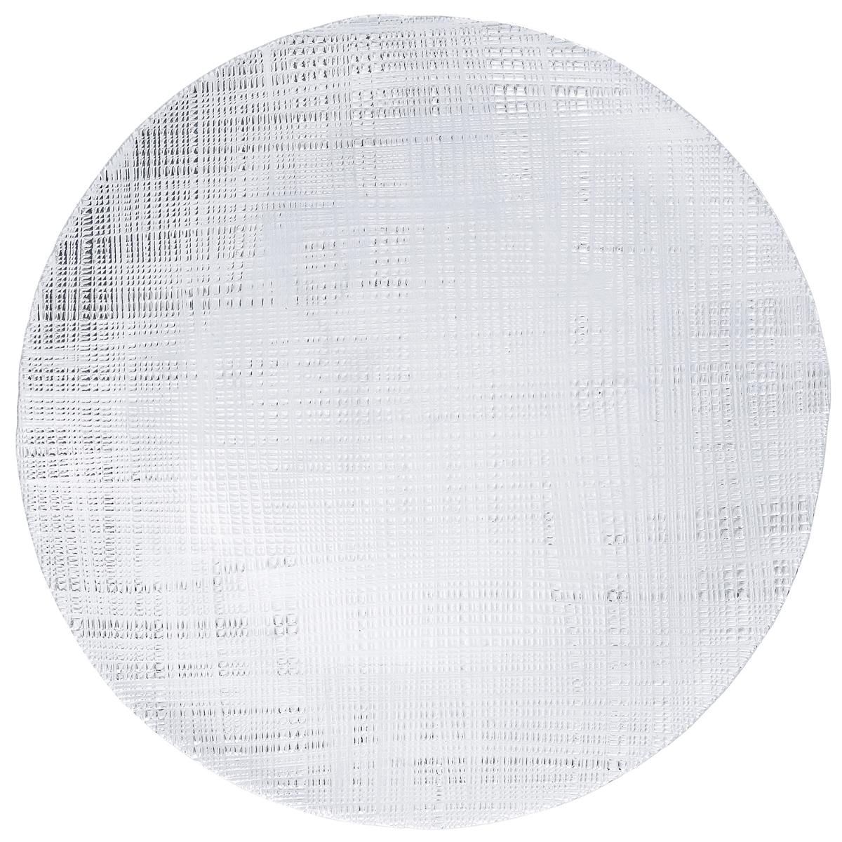 Bajo Plato Bidasoa Ikonic Transparente Vidrio Ø 33 cm (6 Unidades) (Pack 6x)