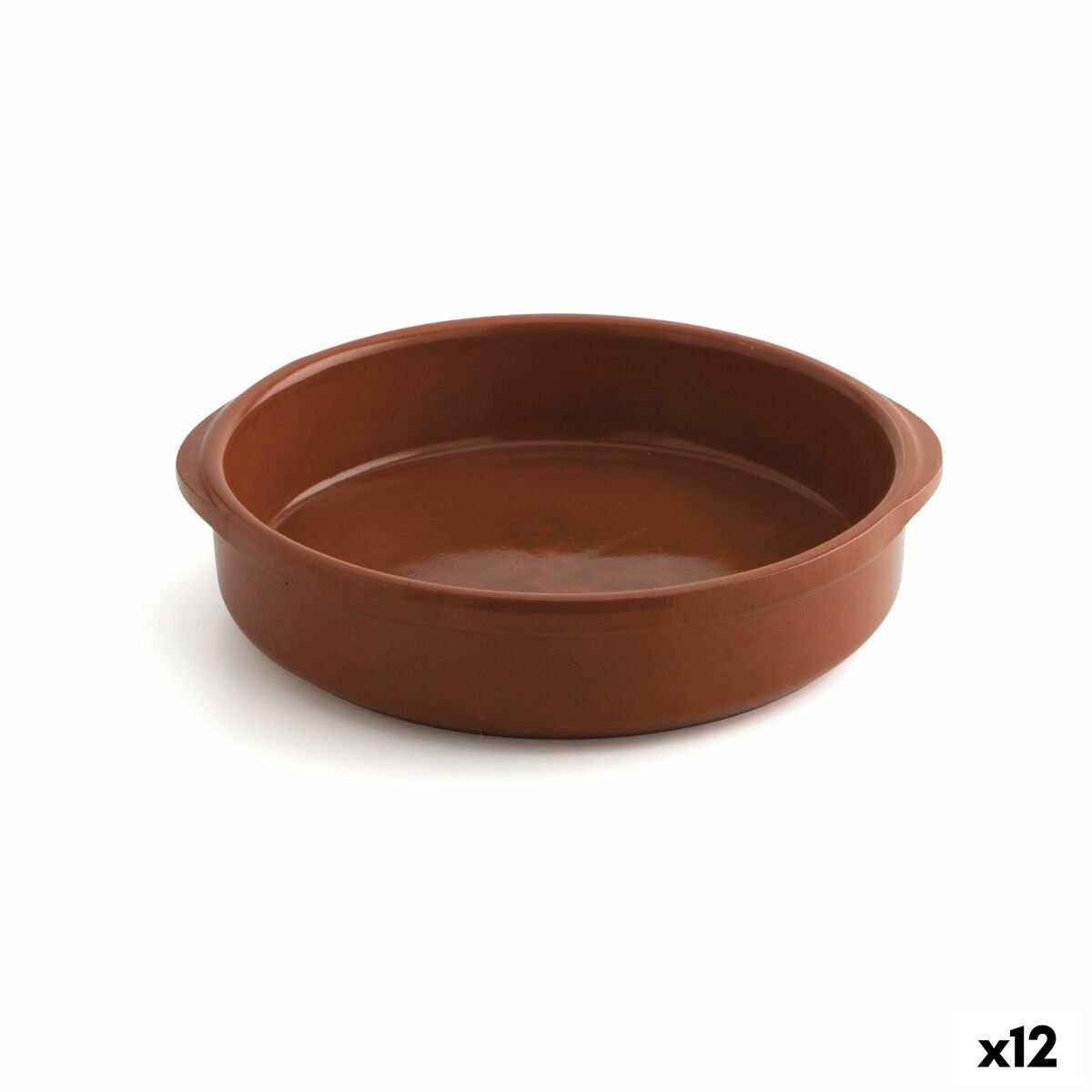 Cazuela Raimundo Barro Profesional Marrón Cerámica Ø 22 cm (12 Unidades)