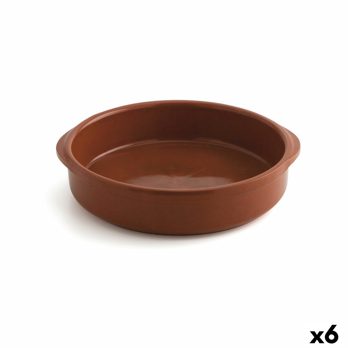 Cazuela Raimundo Barro Profesional Marrón Cerámica Ø 26 cm (6 Unidades)