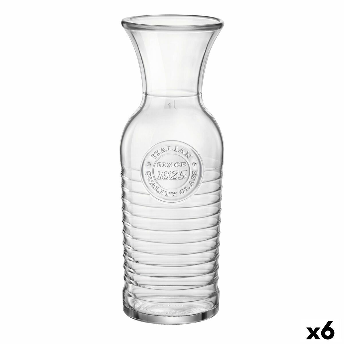 Botella Bormioli Rocco Officina Transparente Vidrio 1 L (6 Unidades)