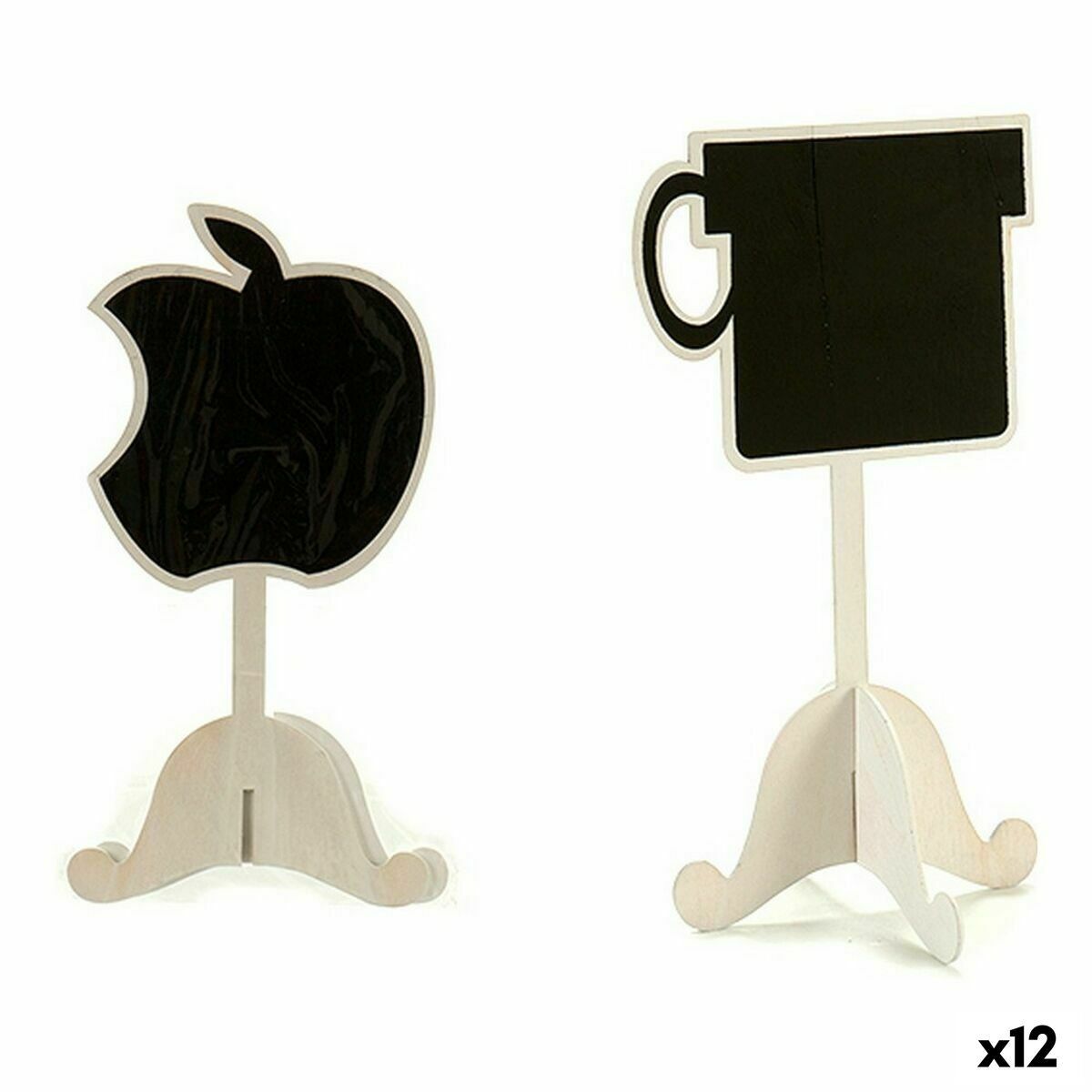 Pizarra Pincello Marrón Negro 13,5 x 25 x 15 cm (12 Unidades)