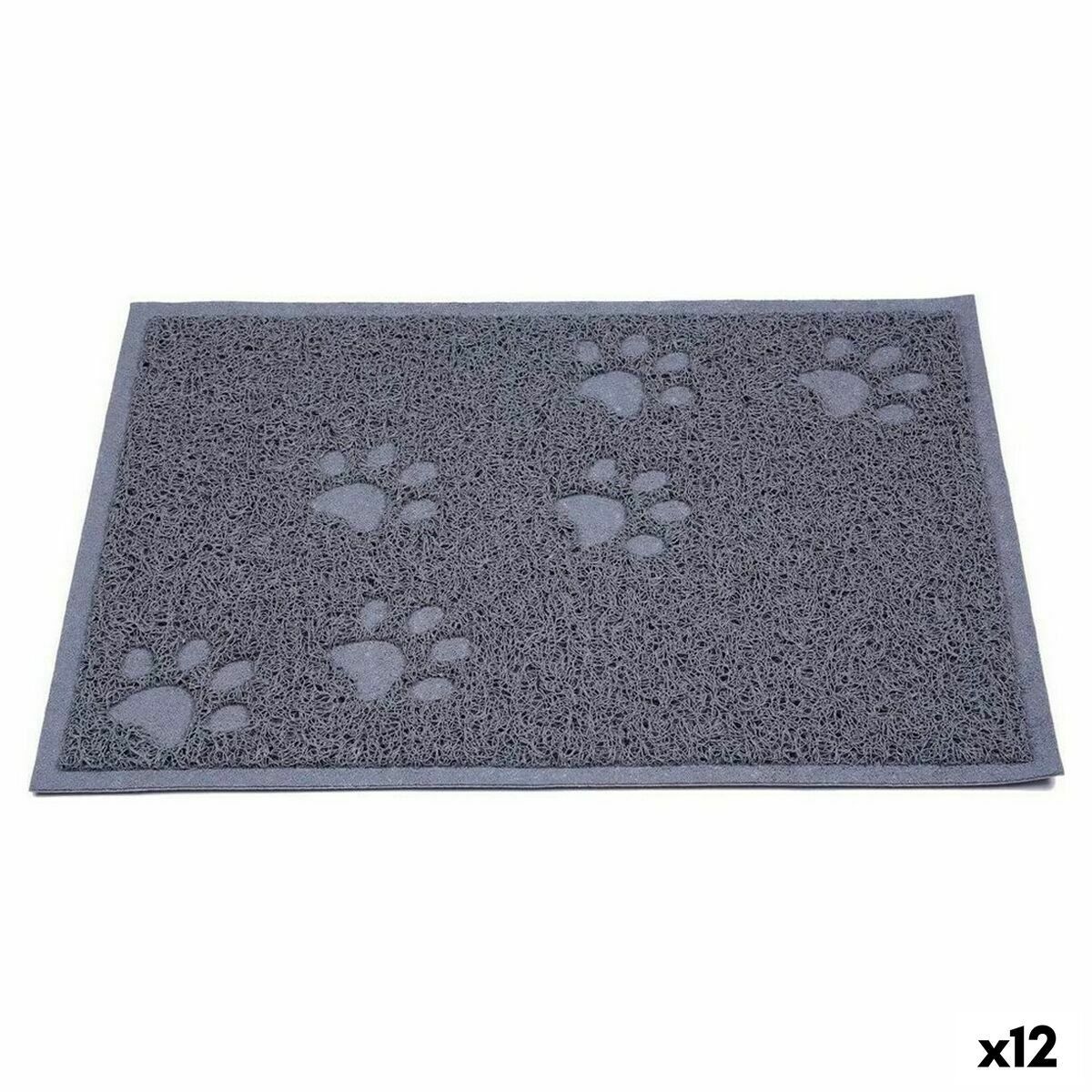 Alfombra para perros Mascow Beige Gris PVC 30 x 0,2 x 40 cm 5 x 30 x 5 cm (12 Unidades)