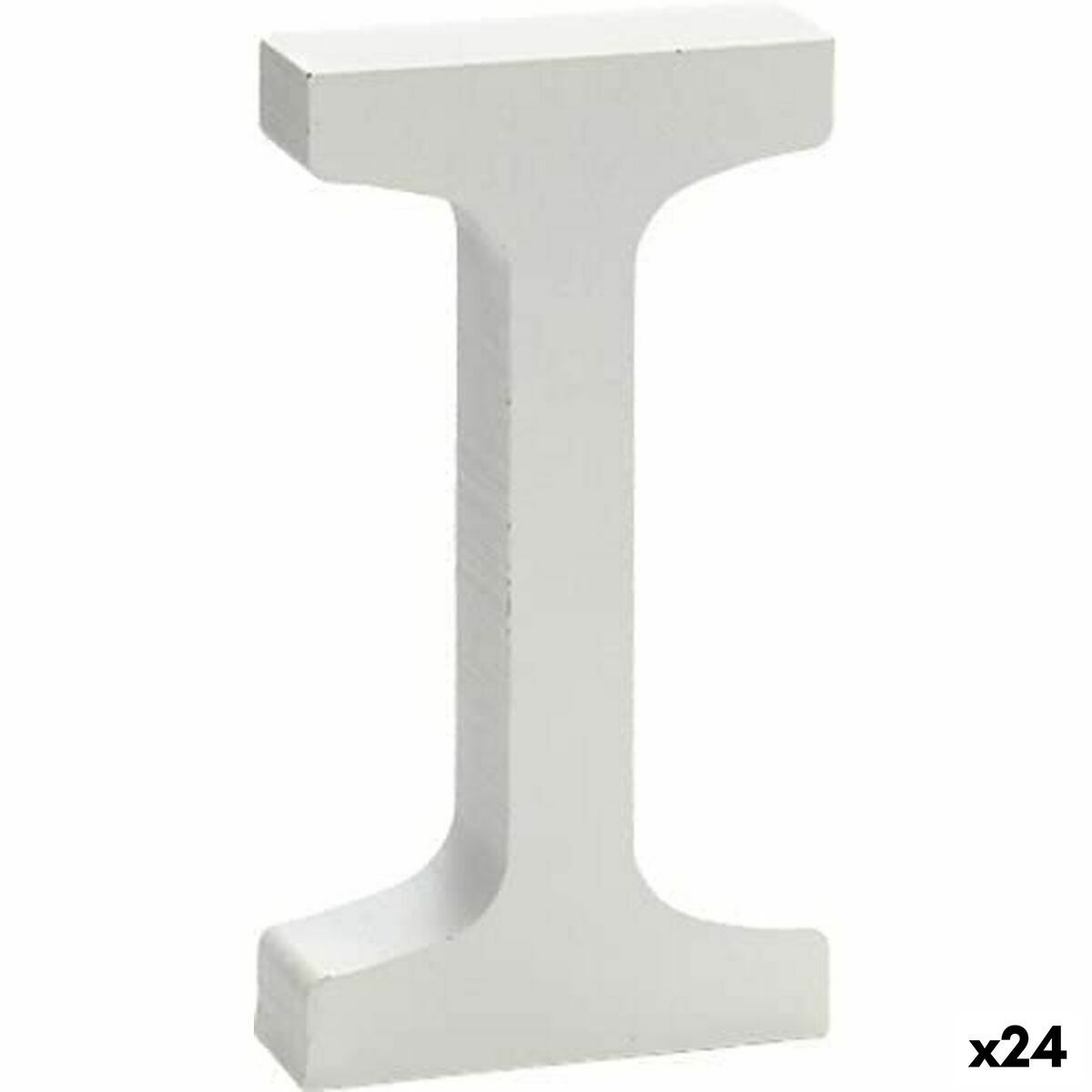Decoración de Pared Pincello 2 x 16 x 14,5 cm Letra I (24 Unidades)