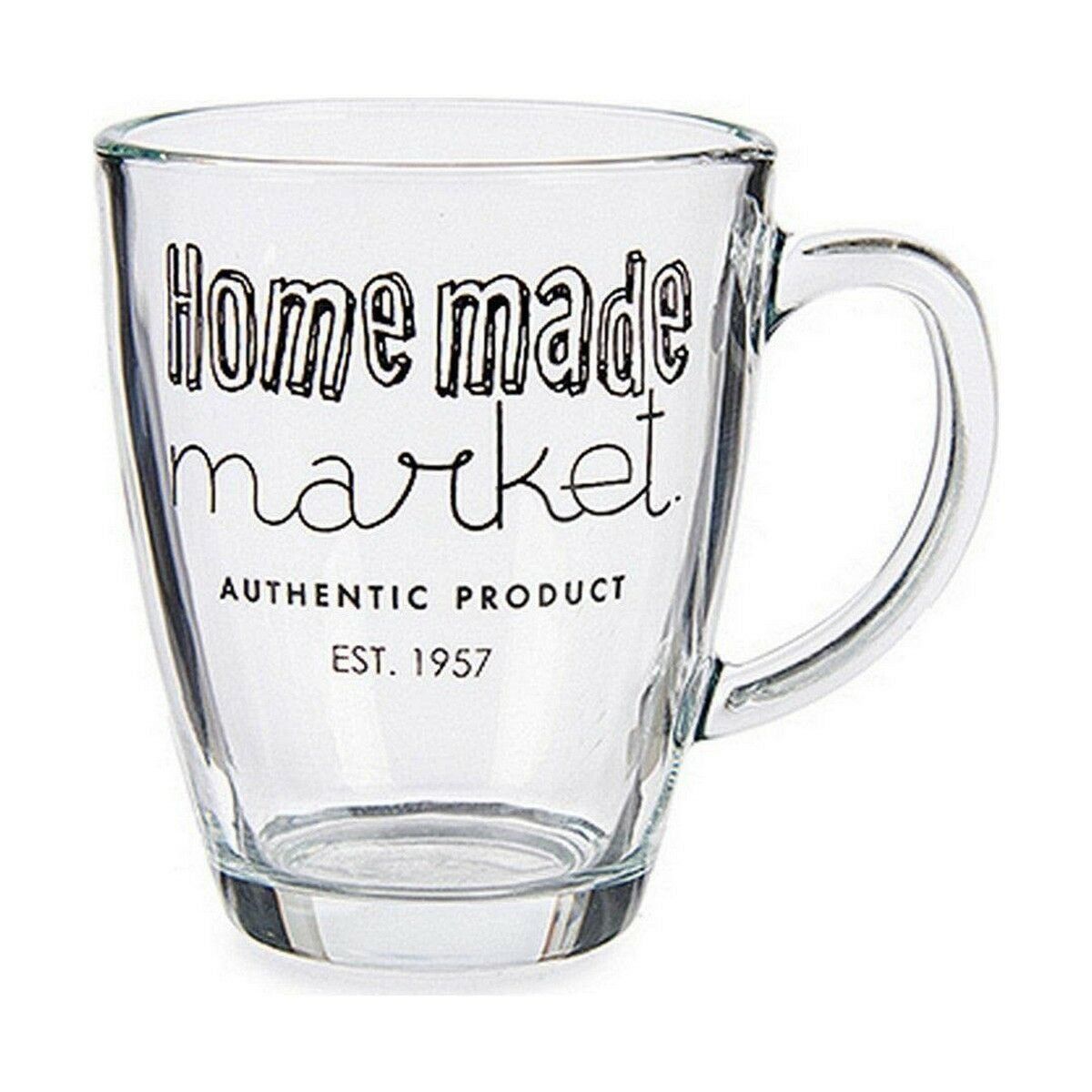 Taza Mug Vivalto Transparente 320 ml (6 Unidades)