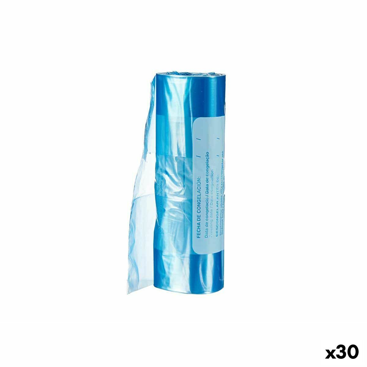 Bolsa para congelador Leknes Azul Polietileno 22 x 35 cm 30 unidades