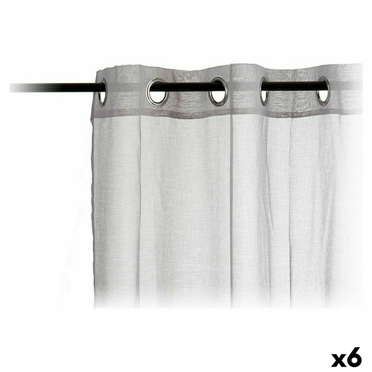 Cortinas Gift Decor Gris claro 140 x 260 cm 34 x 2 x 27 cm 27 x 43 x 2 cm (6 Unidades)