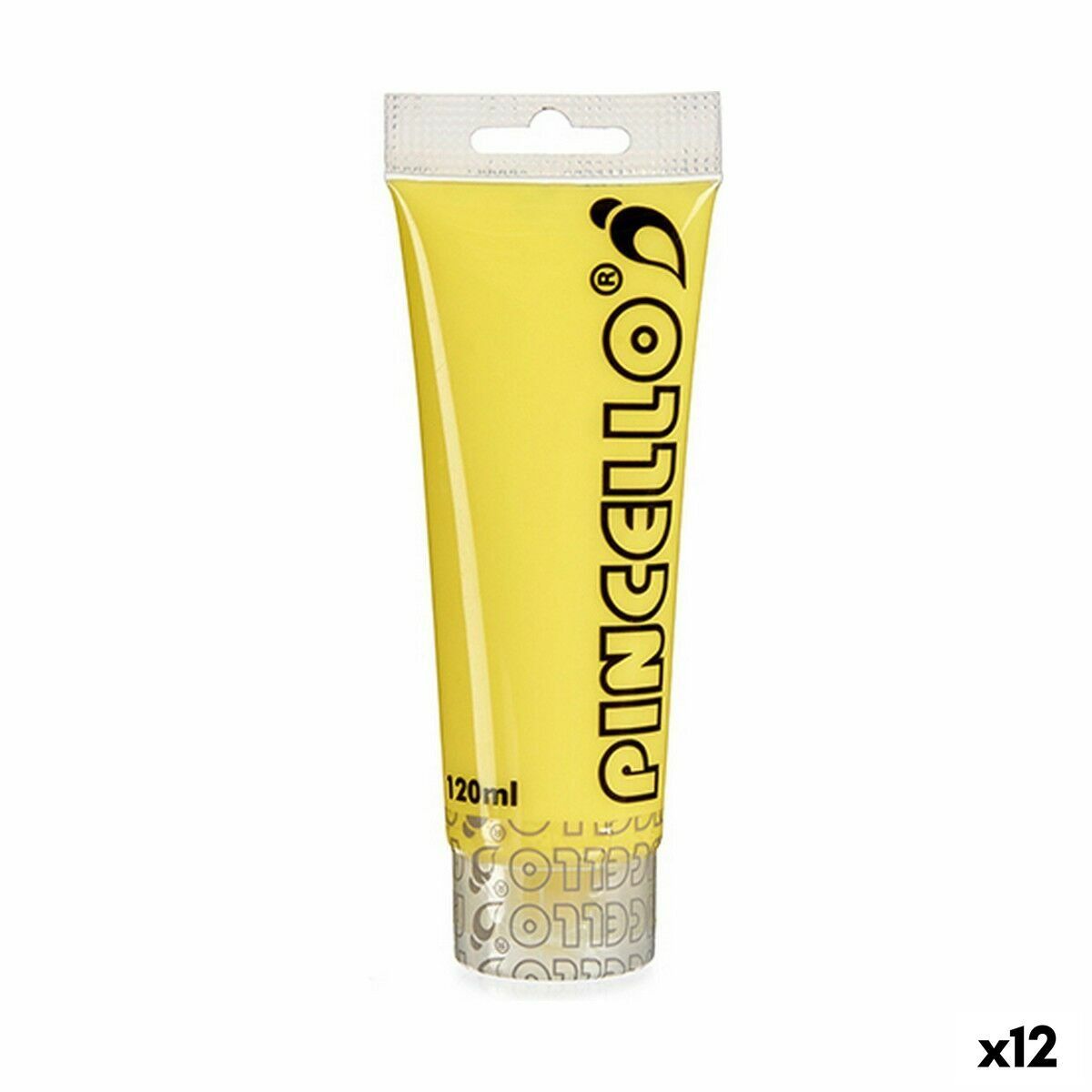 Pintura acrílica Pincello Amarillo 120 ml (12 Unidades)