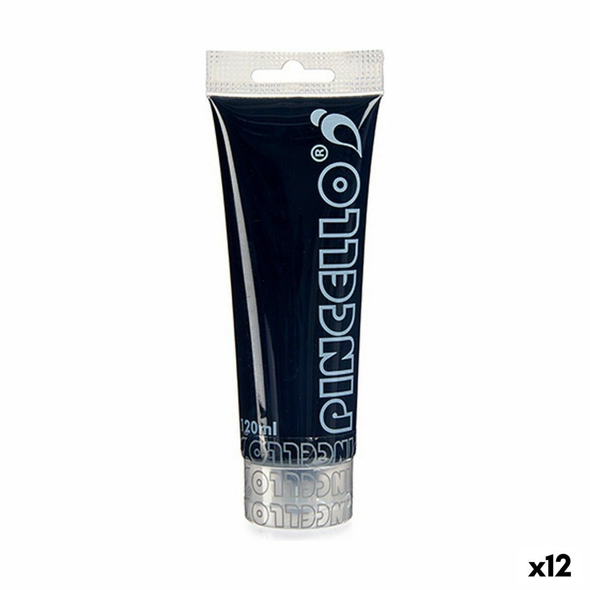 Pintura acrílica Pincello Negro 120 ml (12 Unidades)