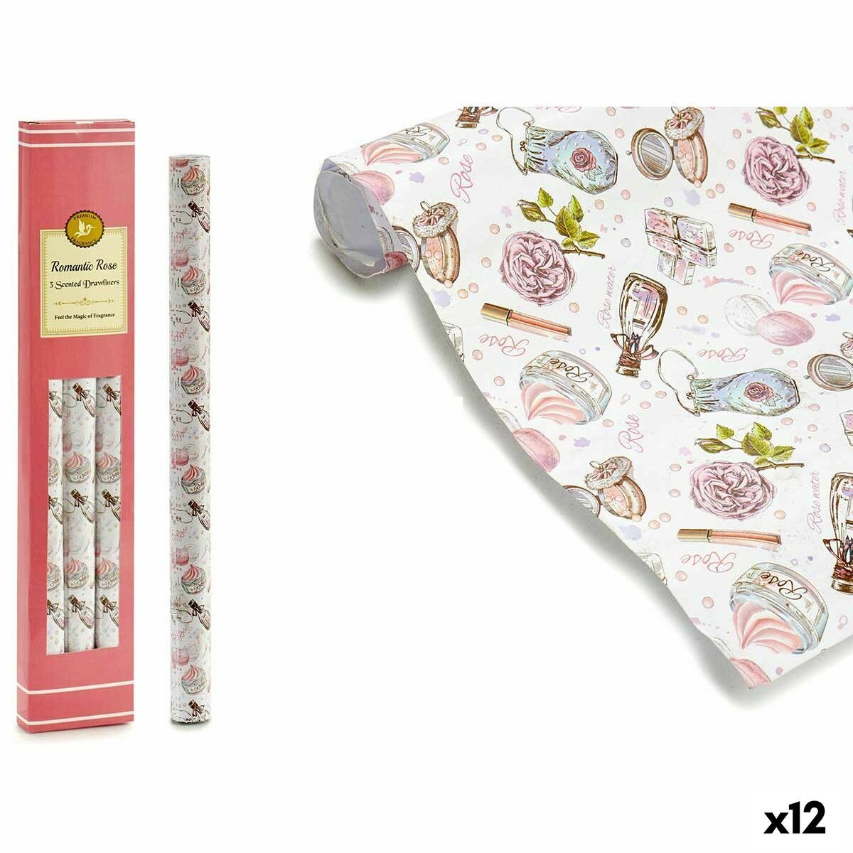 Hojas de papel perfumado Acorde Rosas (12 Unidades)