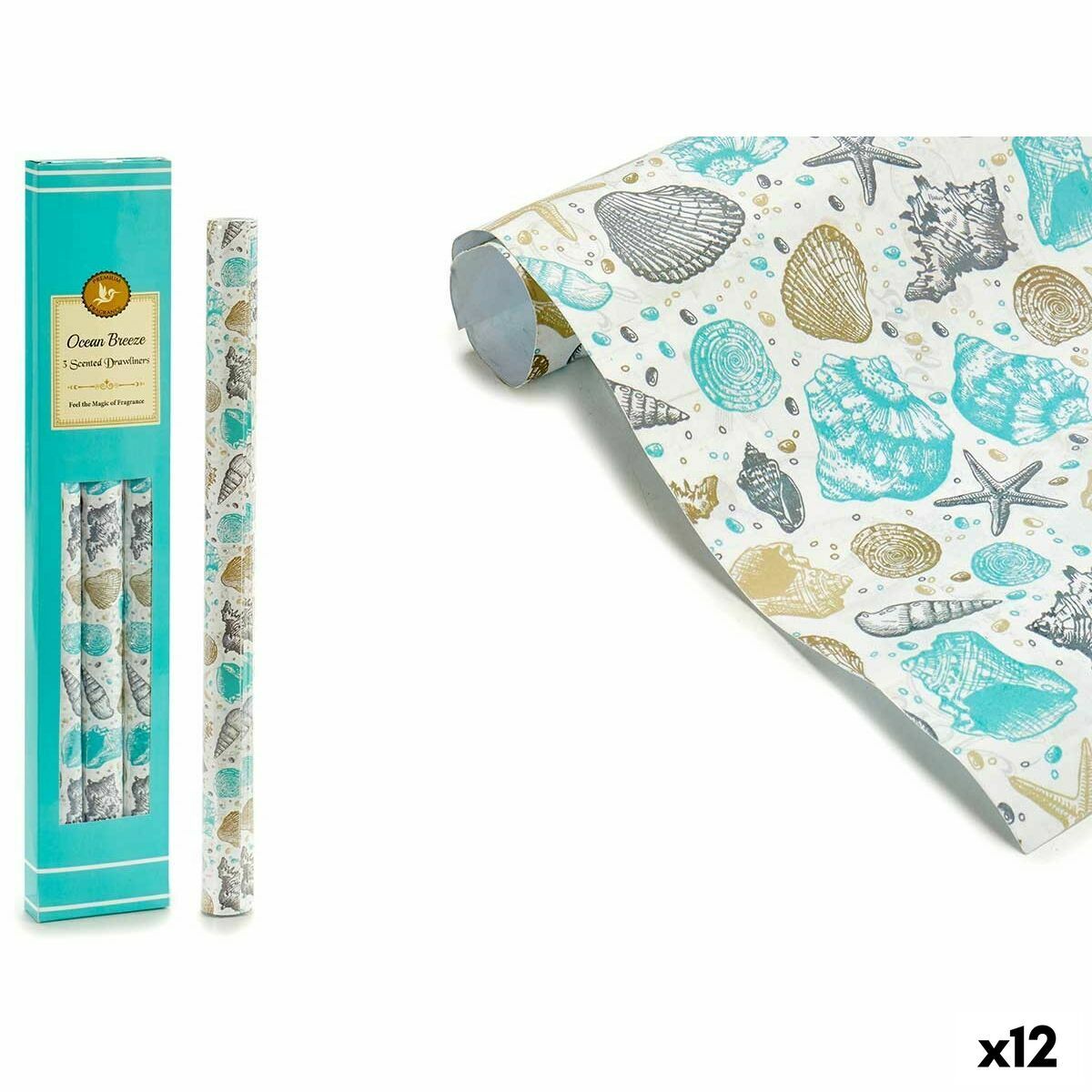 Hojas de papel perfumado Acorde Océano (12 Unidades)