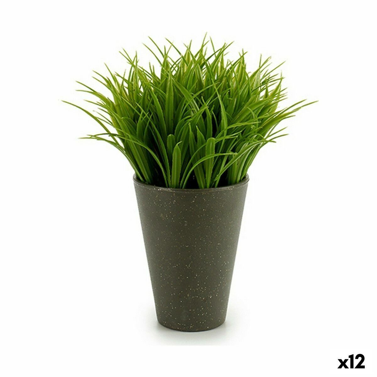 Planta Decorativa Ibergarden Plástico 11 x 18 x 11 cm (12 Unidades)