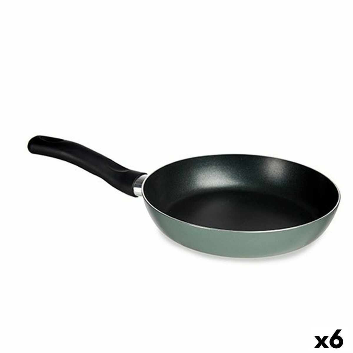 Sartén Verde Aluminio 30 cm (6 Unidades)