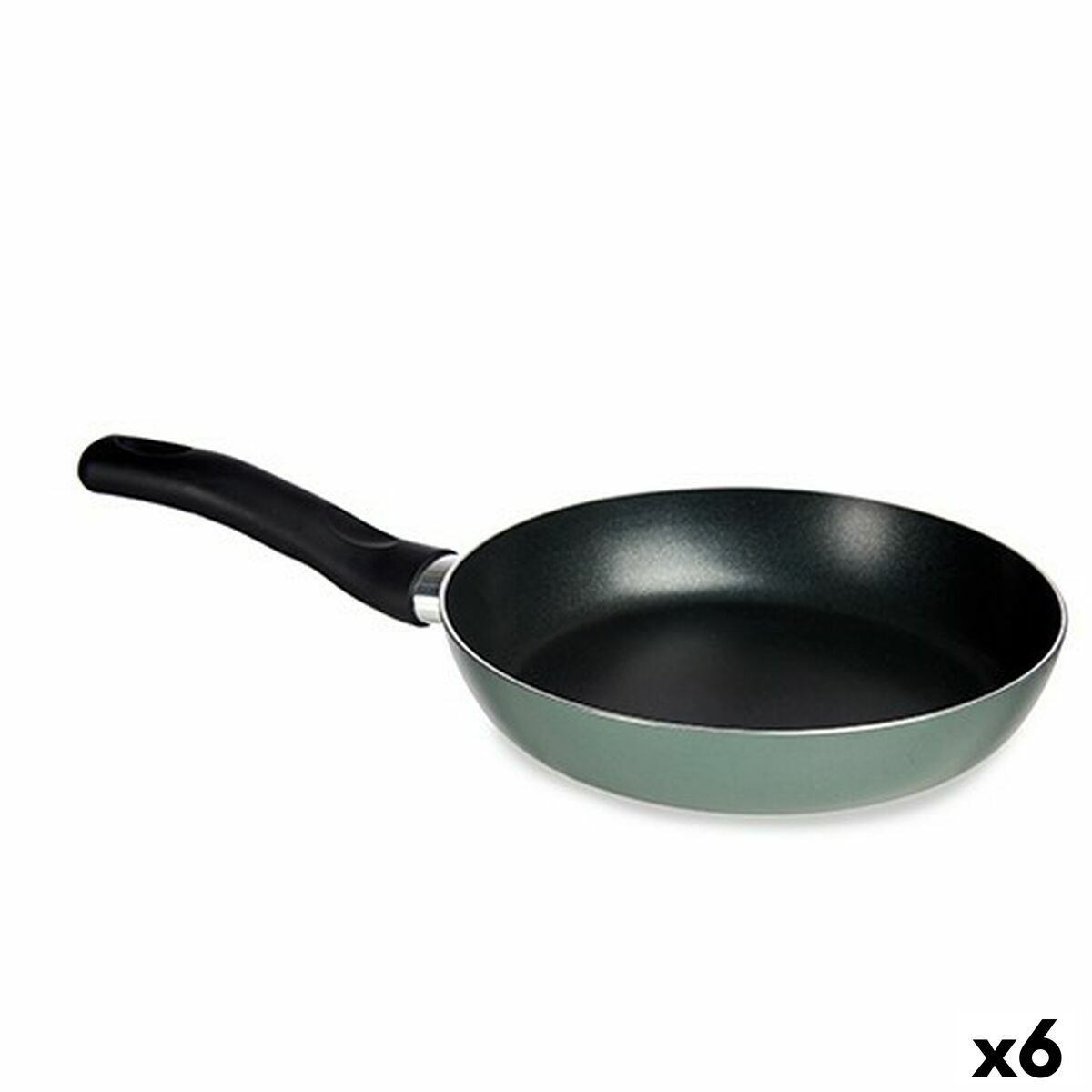 Sartén Kinvara Verde Aluminio 26 cm (6 Unidades)