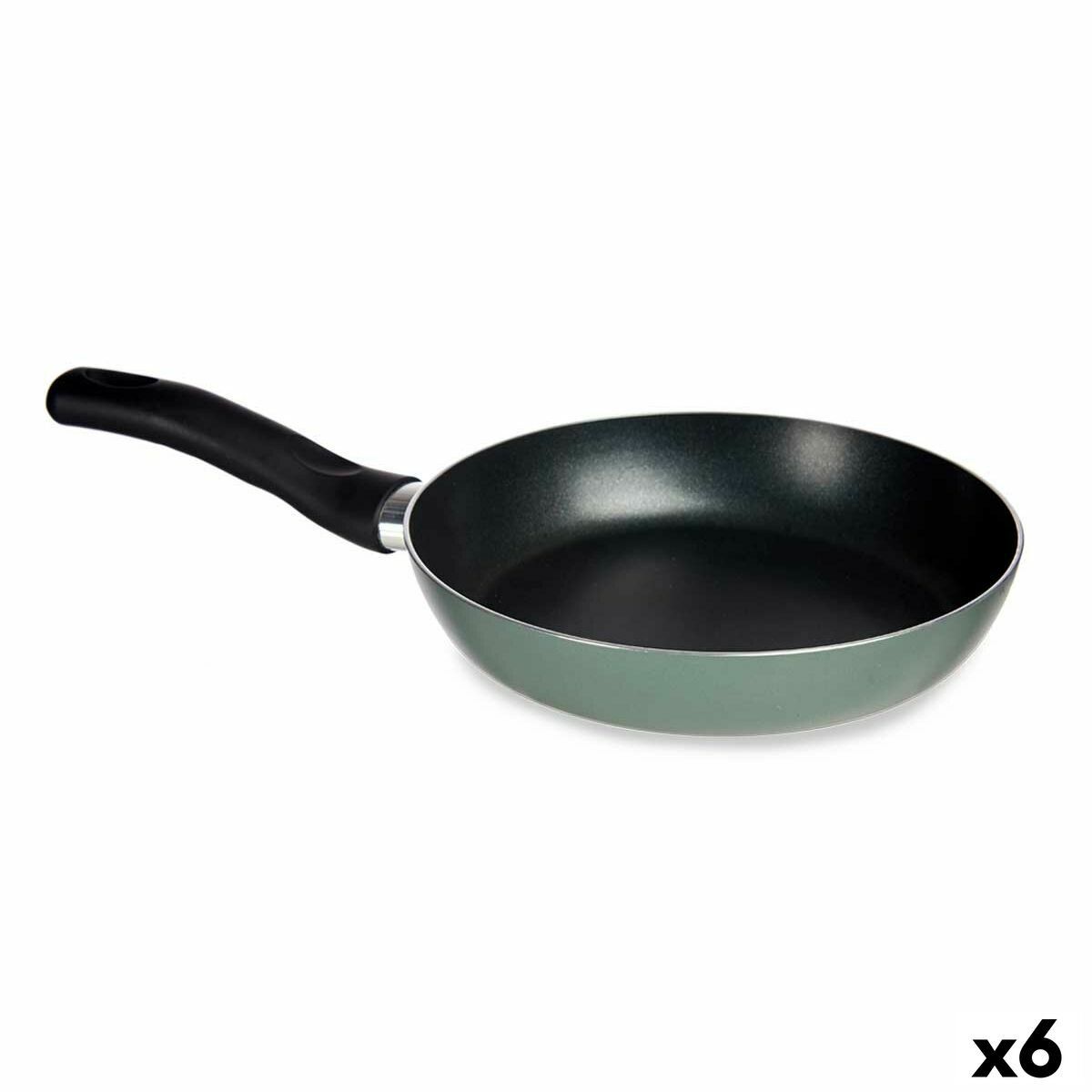Sartén Kinvara Verde Aluminio 24 cm (6 Unidades)