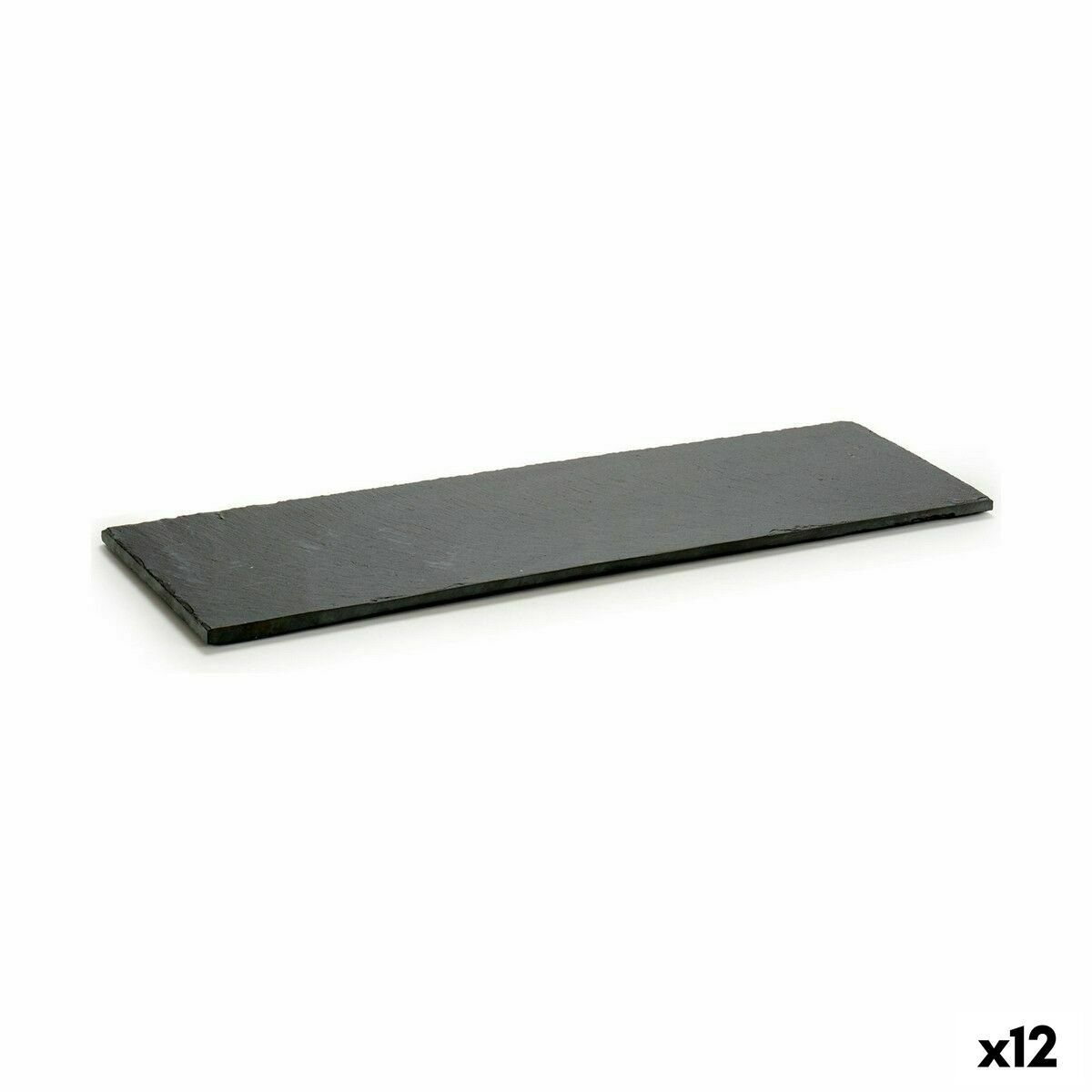 Bandeja de Aperitivos Kinvara Negro 50 x 0,5 x 15 cm 15 x 0,5 x 50 cm (12 Unidades)